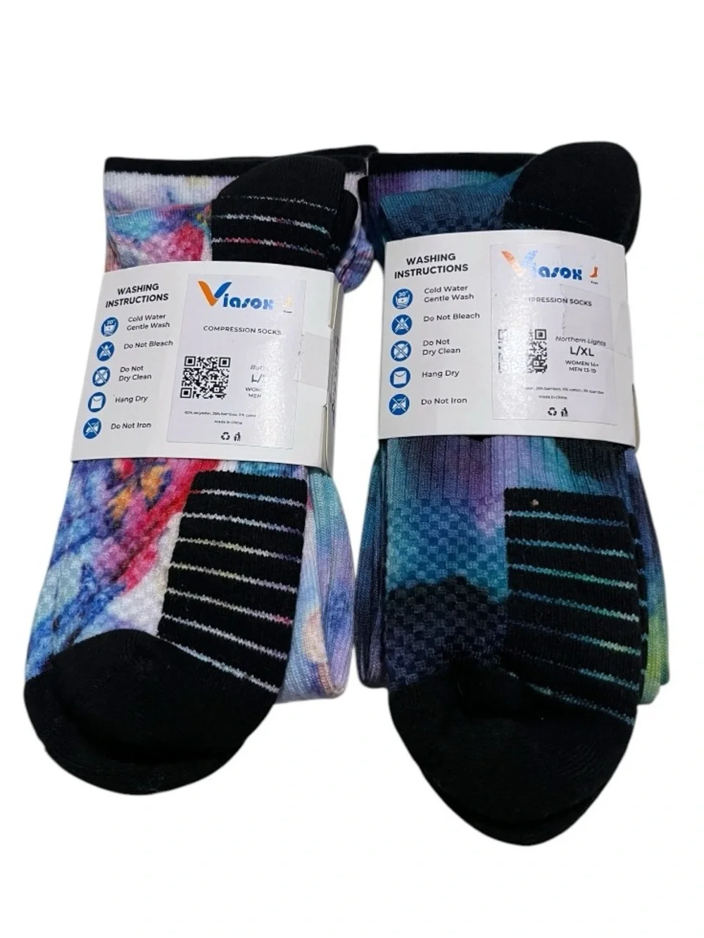NWT Viasox Unisex Compression Socks - Size L/XL